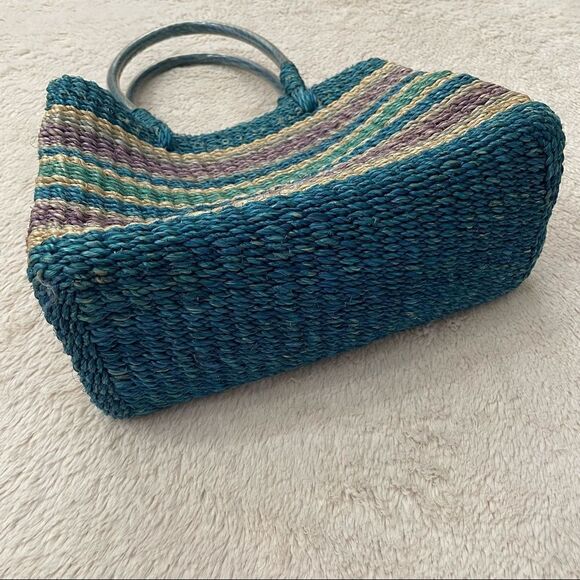 𝅺summer Tompkins Colorful Straw Bag - Picture 4 of 13